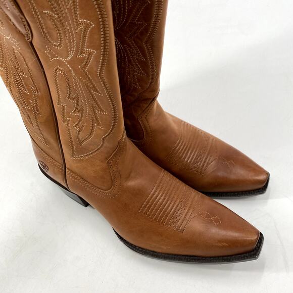 Ariat Brown Heritage X Toe Elastic Western Cowboy Boot 7B - Picture 3 of 6